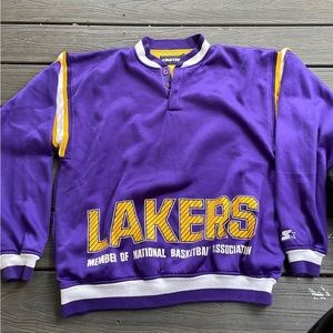 Vintage starter lakers sweatshirt